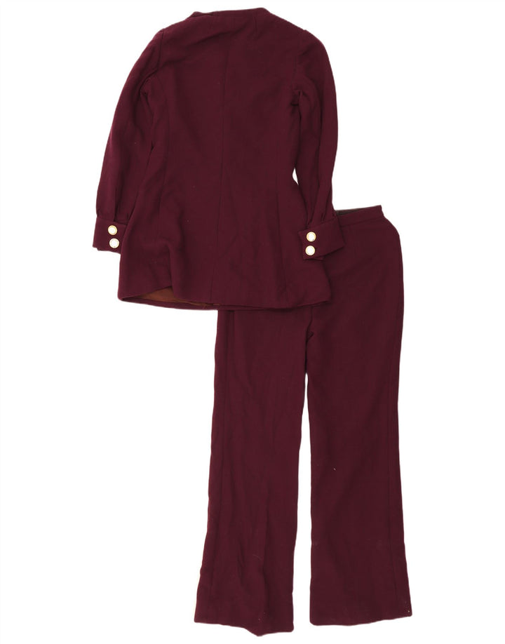 Costum 2 piese Vintage pentru femei IT 44 Medium W24 L29 Mov