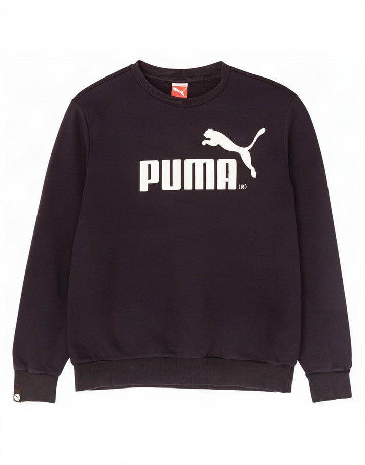 Pulover grafic pentru bărbați Puma, mare, negru