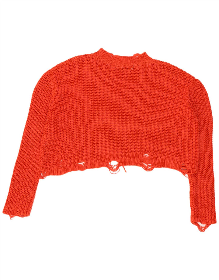 Pulover oversized cu gât țestoasă pentru femei Zara UK 10 Mic portocaliu