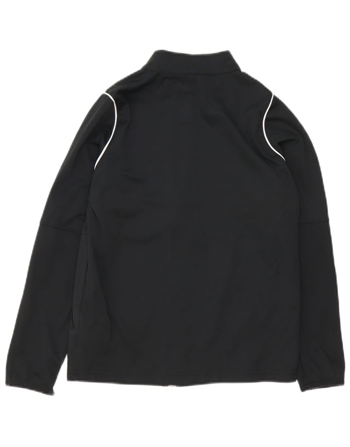 Jachetă de trening NIKE Dri Fit Graphic pentru băieți, 10-11 ani, neagră medie