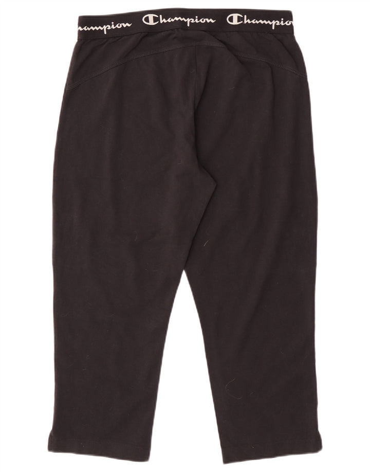 Pantaloni de trening Capri Graphic pentru femei Champion UK 16 Large Black