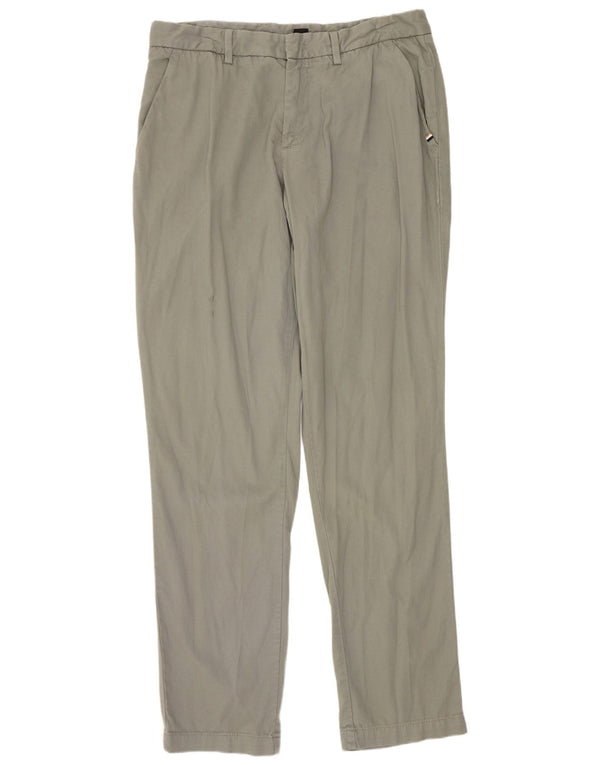 Pantaloni chino slim pentru bărbați Hugo Boss EU 48 Medium L32 L33 Verde