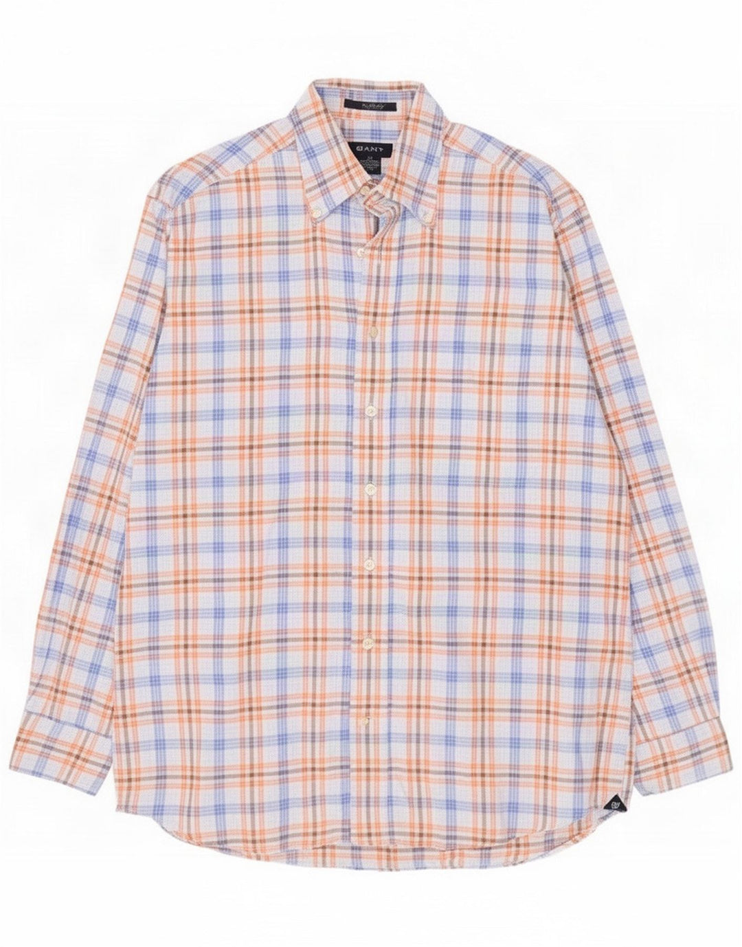 Gant Cămașă de flanel pentru bărbați, bumbac cu carouri, multicoloră, medie