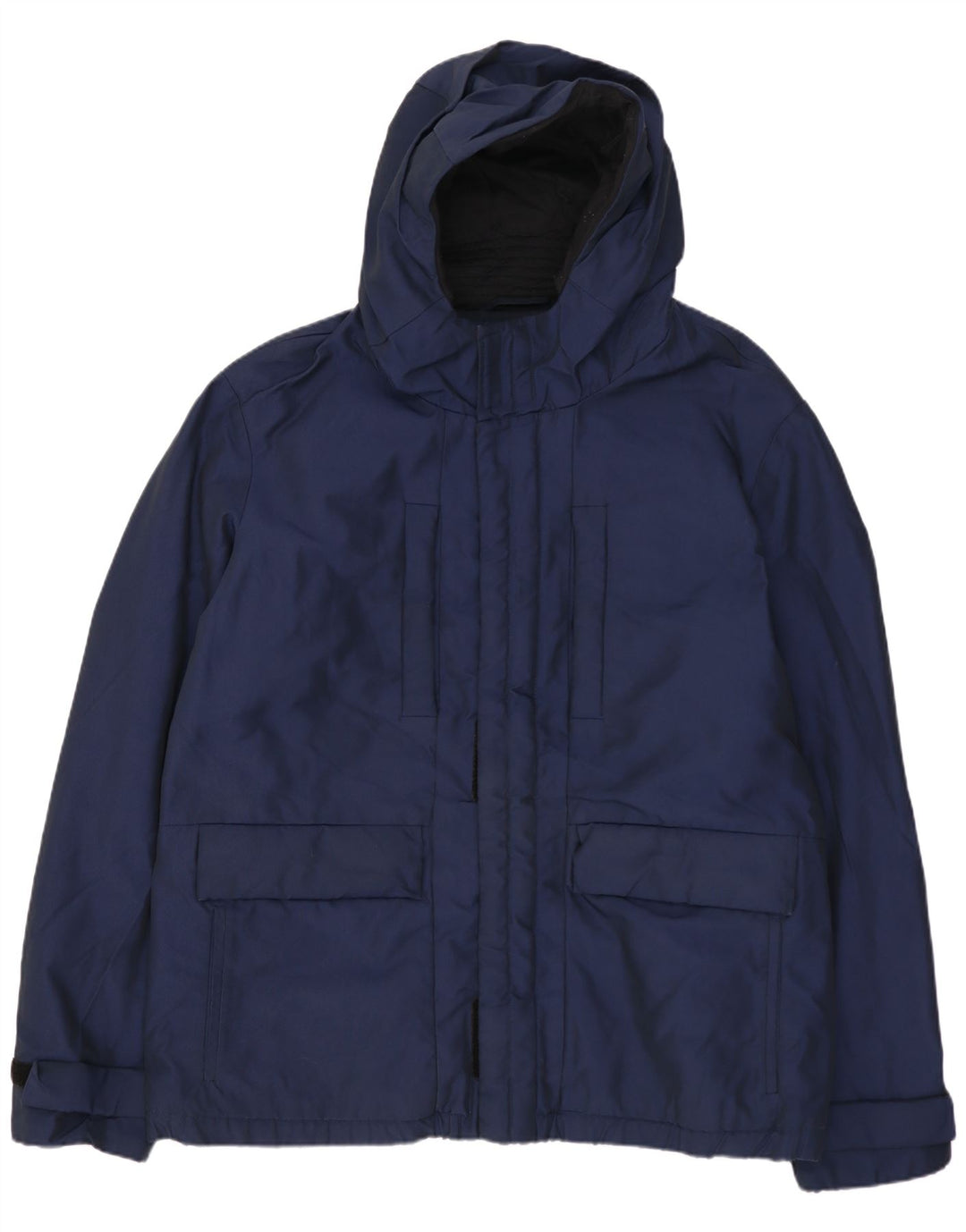 Jachetă de vânt pentru bărbați CALVIN KLEIN, cu glugă, IT 56 3XL, bleumarin, poliester