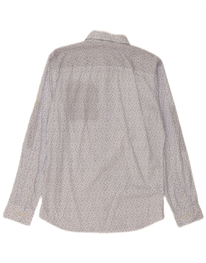 Cămașă Jack & Jones pentru bărbați, cu model abstract, din bumbac albastru mic