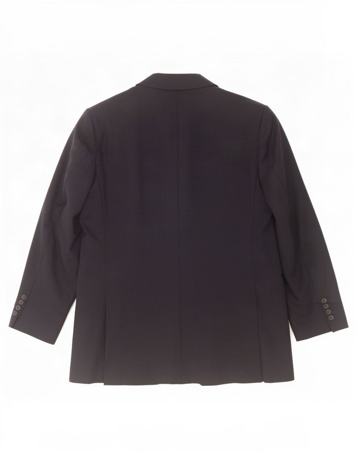 Jachetă pentru bărbați Marks & Spencer, cu 2 nasturi, UK 44 XL Lână bleumarin