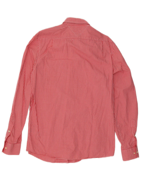 Cămașă pentru bărbați Tommy Hilfiger Slim Fit Mărimea 15 1/2 Medium Red Gingham