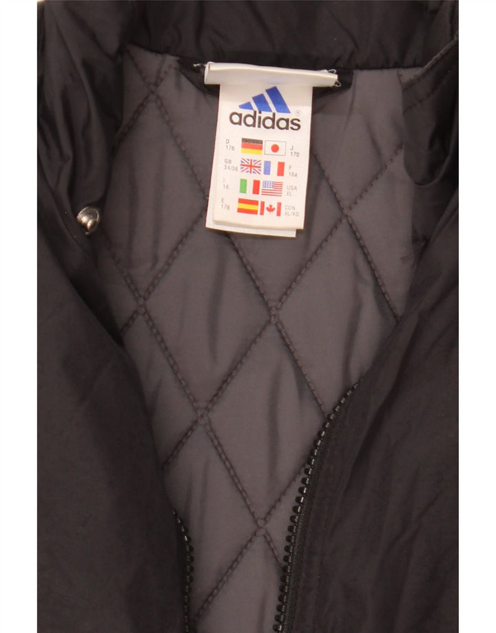 Jachetă căptușită pentru băieți Adidas 15-16 ani, bleumarin