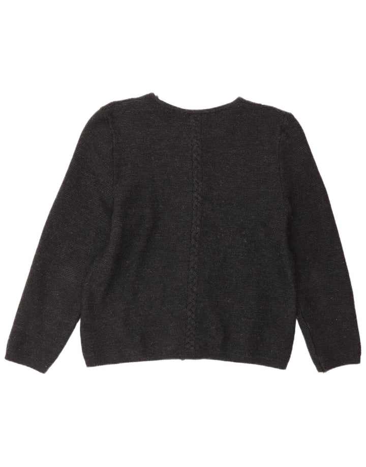 Pulover cardigan pentru femei KAUFMANN IT 44 Lână Florală Gri Mediu