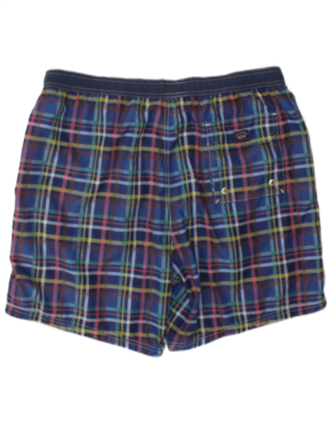 Pantaloni scurți de înot pentru iahting pentru bărbați Paul & Shark, carouri mari, multicolore