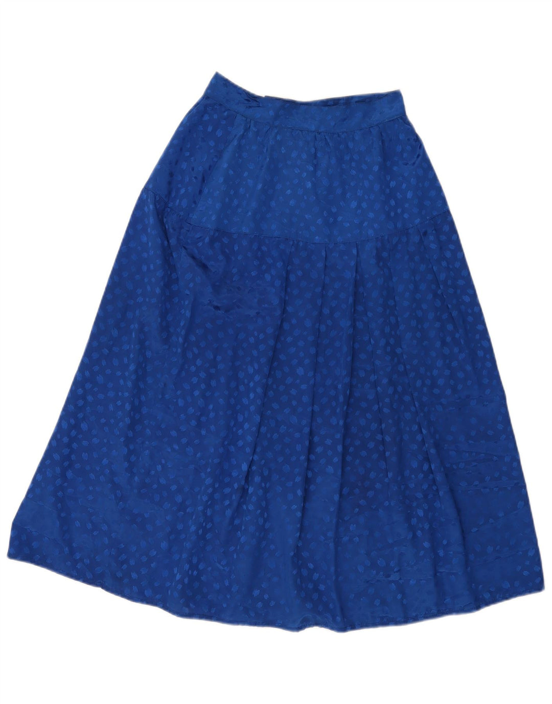 Fusta evazată pentru femei Vintage W24 XS Blue Spotted