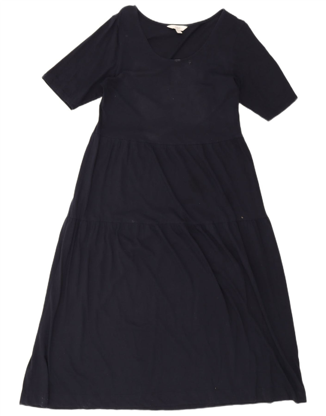 Rochie Maxi obișnuită pentru femei Marks & Spencer UK 14 Mediu Bumbac bleumarin