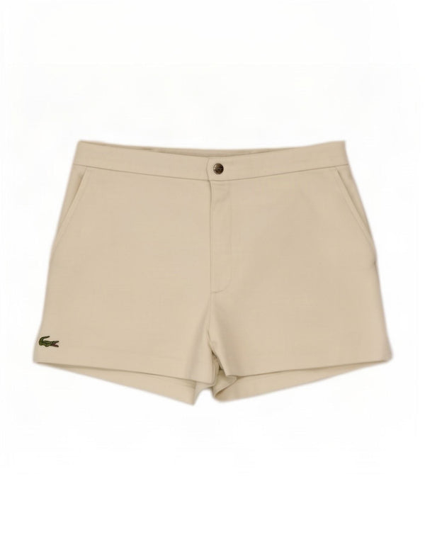 Pantaloni scurți pentru bărbați Lacoste Mărimea 4 Medium W30 Poliester alb