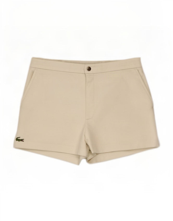 Pantaloni scurți pentru bărbați Lacoste Mărimea 4 Medium W30 Poliester alb