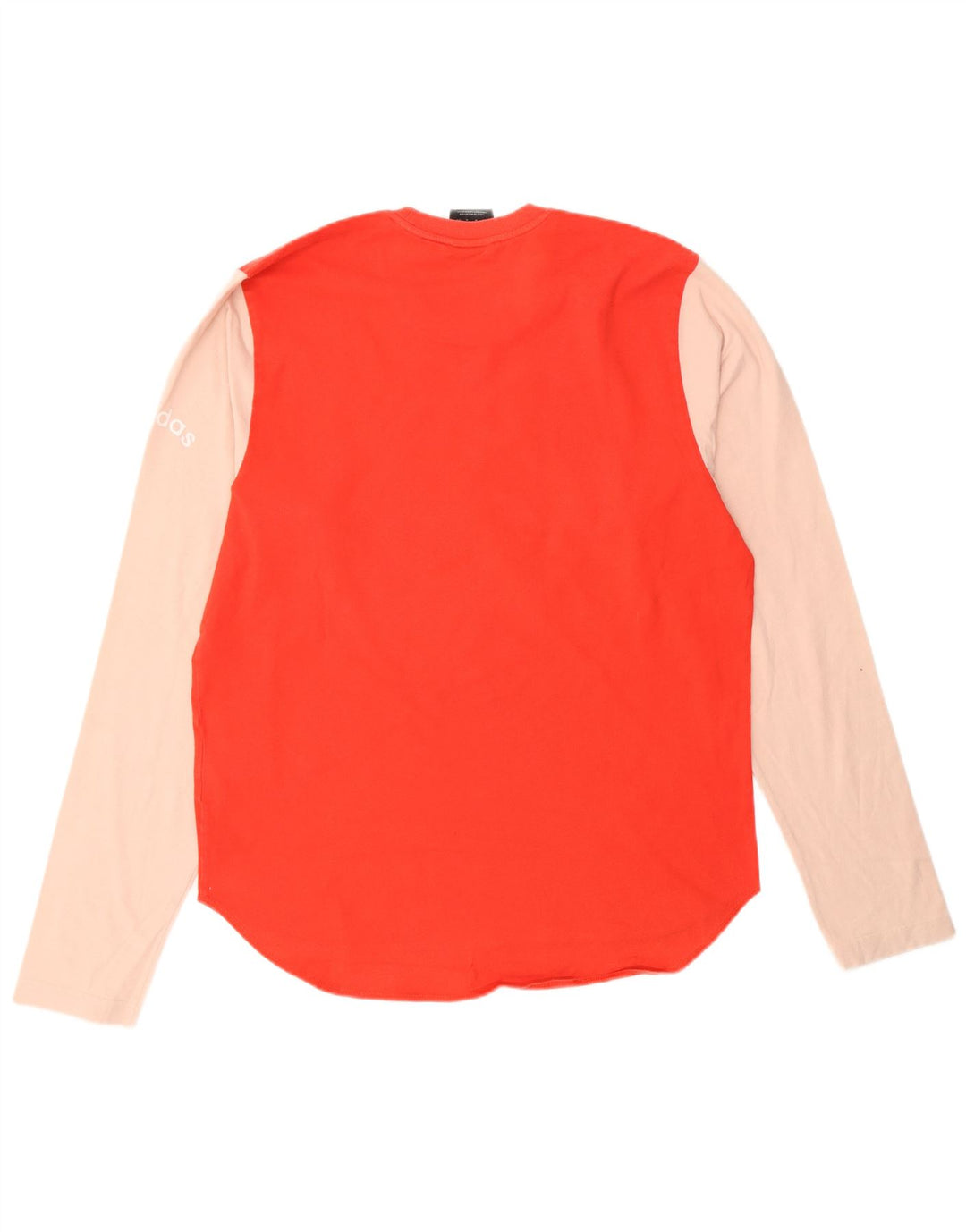 Top grafic ADIDAS pentru bărbați, cu mânecă lungă, roșu mediu, bumbac color bloc