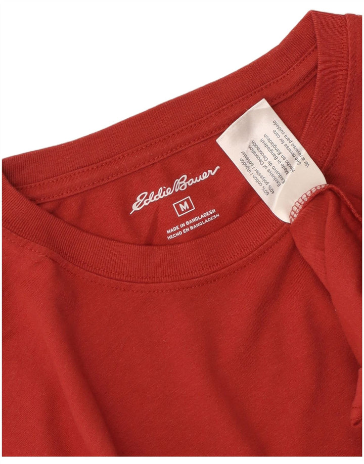 EDDIE BAUER Tricou Bărbați Top Bumbac Roșu Mediu