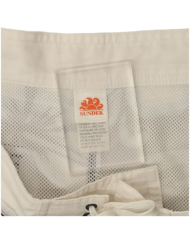 Sundek Pantaloni scurți de baie pentru bărbați, mari, albastru, poliester floral