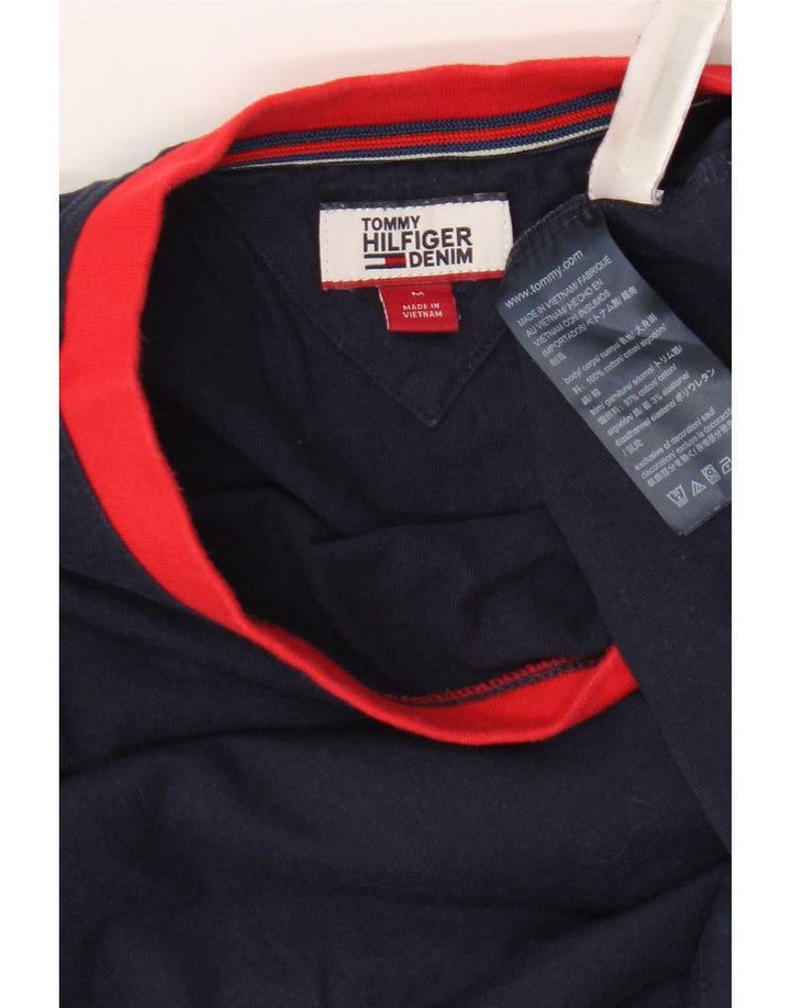Top pentru femei Tommy Hilfiger cu mânecă lungă UK 12 Medium Bleumarin Colorblock