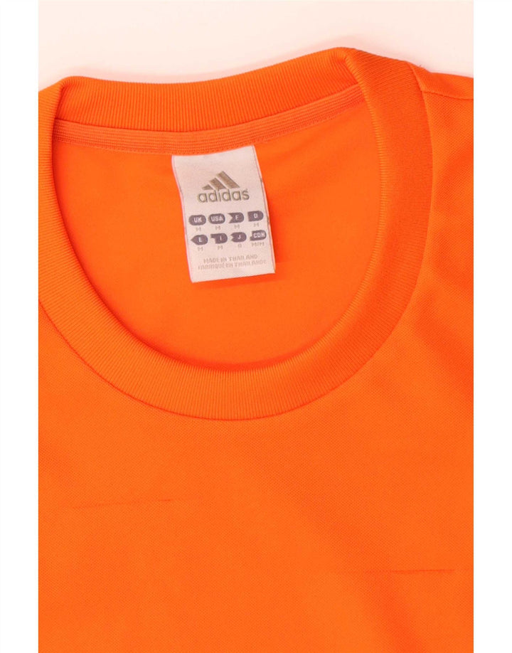 Tricou Adidas Climalite pentru bărbați Top Medium Portocaliu Poliester