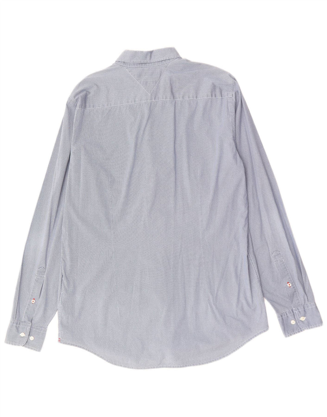 Cămașă pentru bărbați Tommy Hilfiger Slim Fit XL, bumbac cu pete albastre