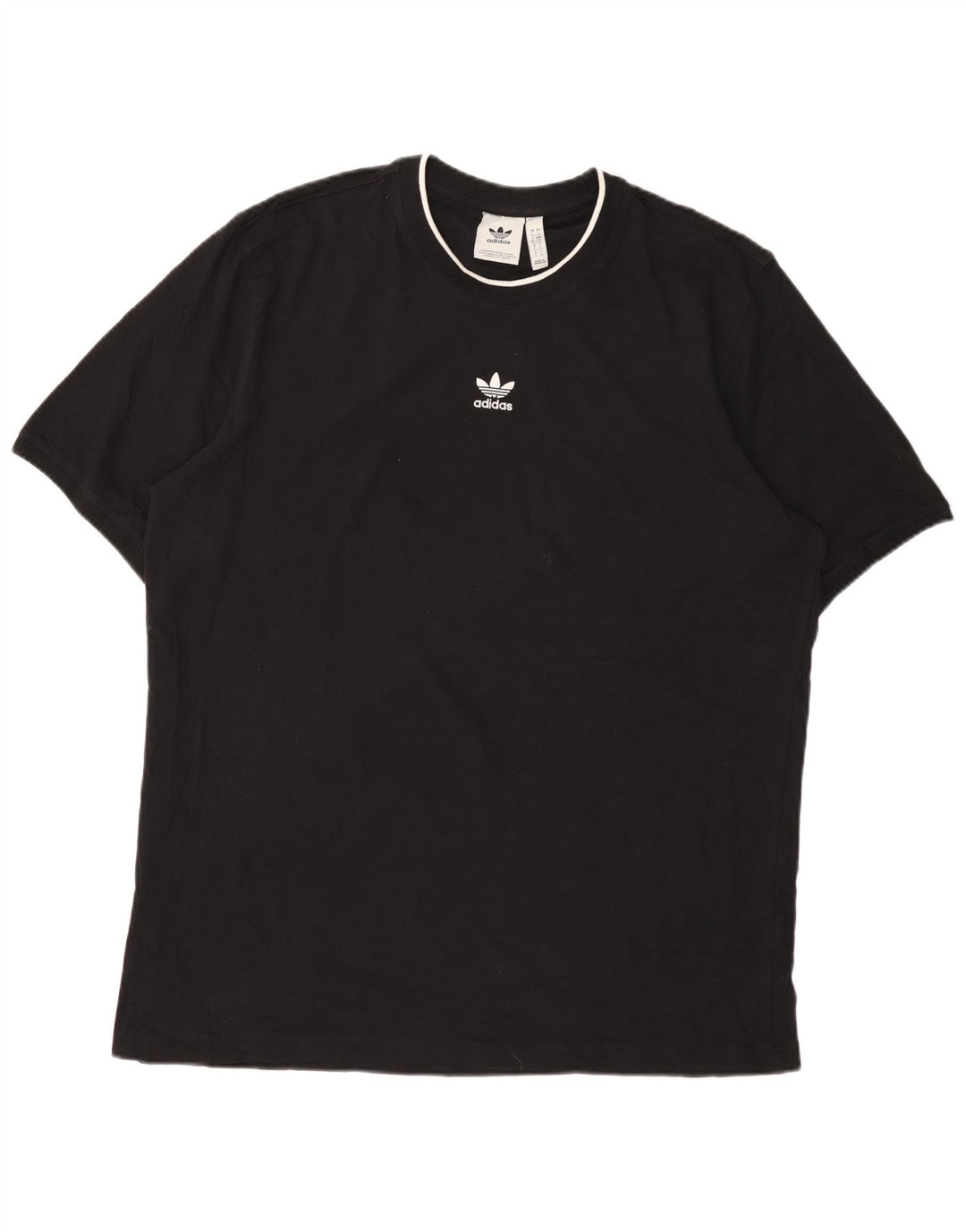 Tricou pentru bărbați ADIDAS Top mare din bumbac negru