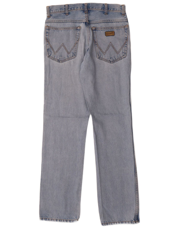 Blugi drepti WRANGLER pentru bărbați, cu ajustare normală, W32 L32, bumbac albastru