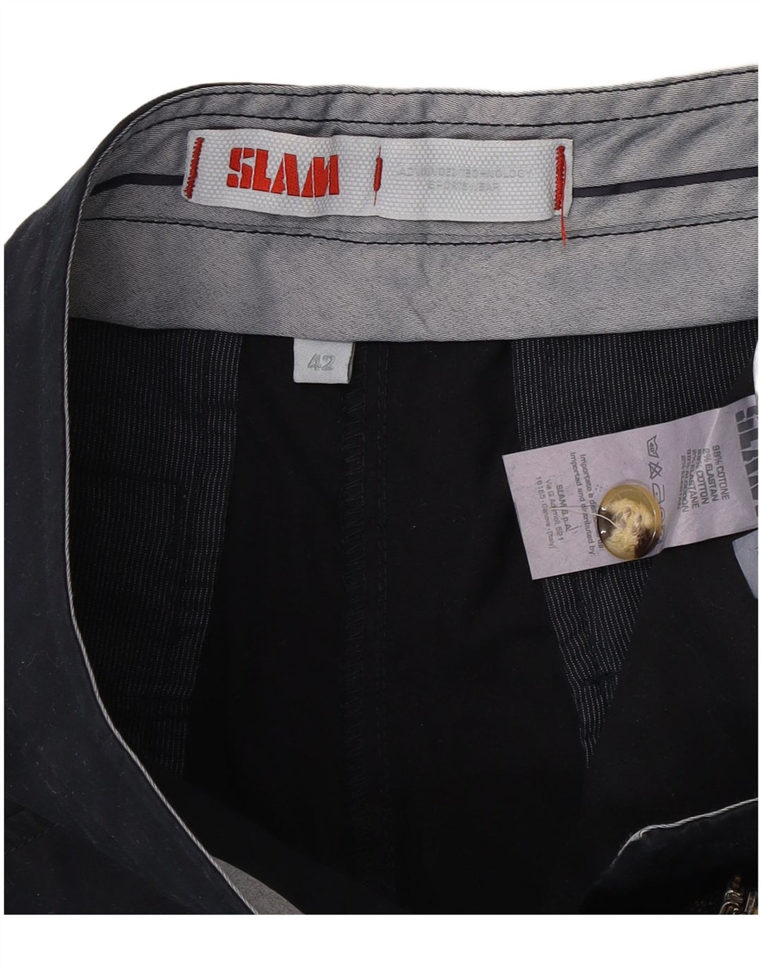 Pantaloni scurți chino pentru femei Slam IT 42 Medium W32 Bumbac bleumarin