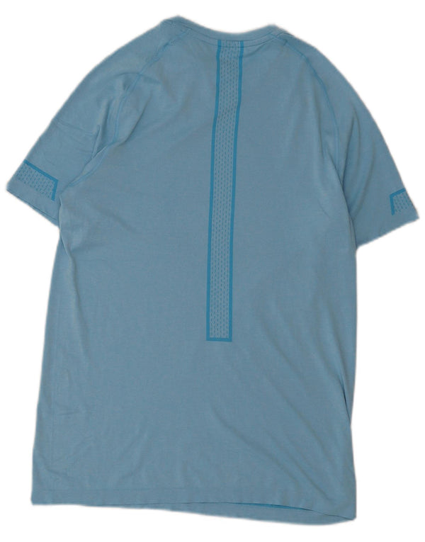 Tricou pentru bărbați Puma Top Medium Blue Poliester