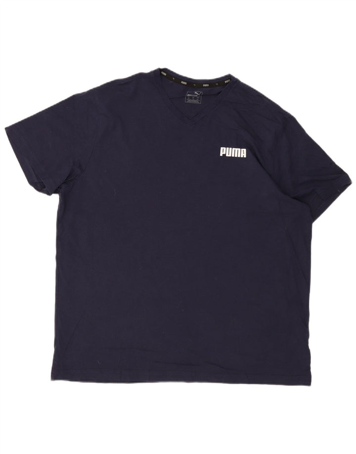 Tricou pentru bărbați PUMA Top 2XL Bleumarin