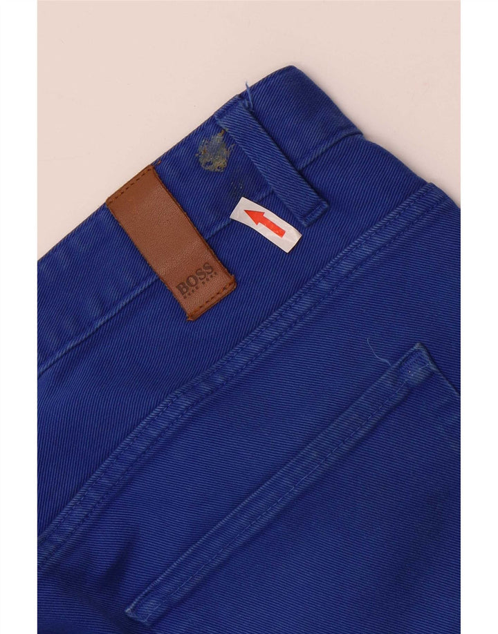 Blugi slim pentru bărbați Hugo Boss W36 L32 Bumbac albastru