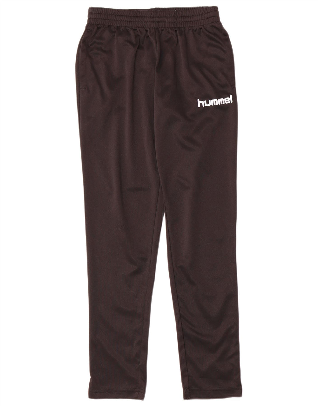 Pantaloni de trening grafic pentru baieti HUMMEL 14-15 ani poliester negru