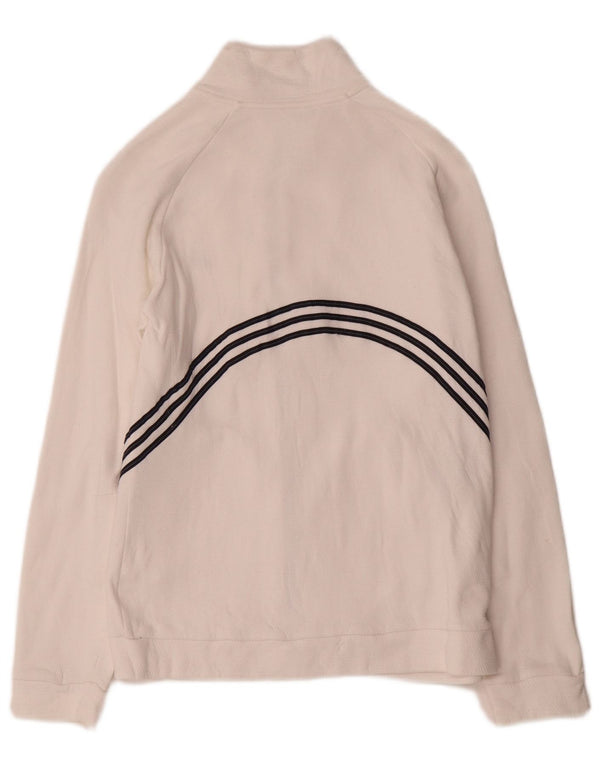 Jachetă de top pentru trening Adidas Regular Fit UK 12 Medium White Striped