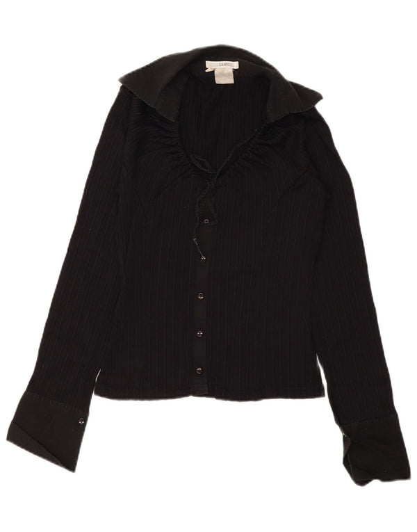 Bluză cămașă pentru femei Naracamicie UK 10 Poliamidă neagră mică