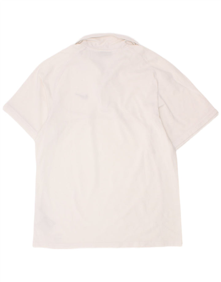 Tricou polo Nike pentru băieți 10-11 ani, bumbac alb mediu