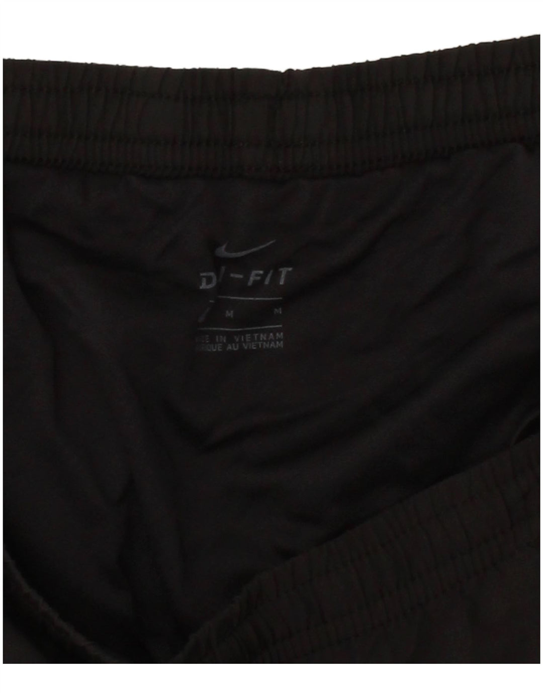 NIKE Womens Sport Shorts UK 14 Medium  Black Colourblock Polyester