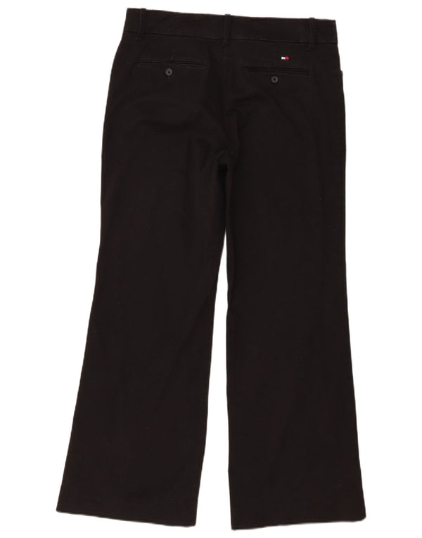 Pantaloni casual drepti pentru femei Tommy Hilfiger US 8 Medium W30 L28 Negru