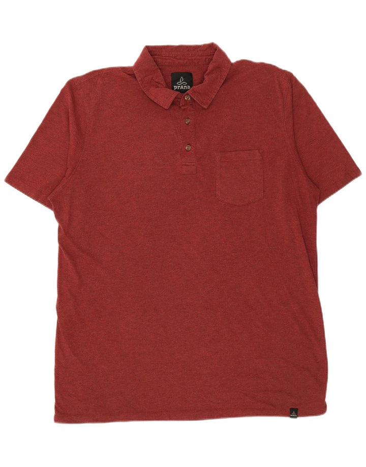 Tricou polo pentru bărbați Prana, roșu mare