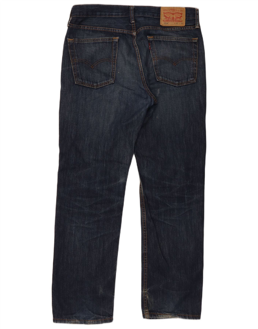 Blugi 514 drepti pentru bărbați Levi's W32 L30 bumbac bleumarin