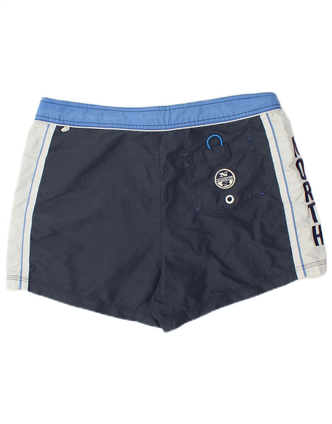 Pantaloni scurți de înot North Sails pentru bărbați, albastru mediu, poliamidă color bloc