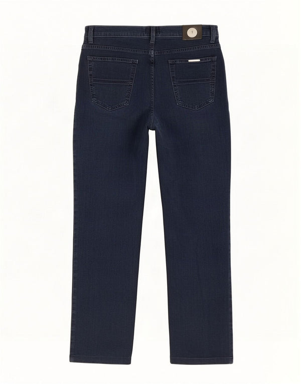 Blugi drepti pentru femei Trussardi W29 L26 Bumbac bleumarin