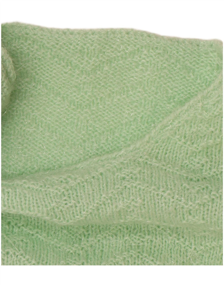 Pulover VINTAGE pentru femei cu gât de barcă, UK 18 XL, verde