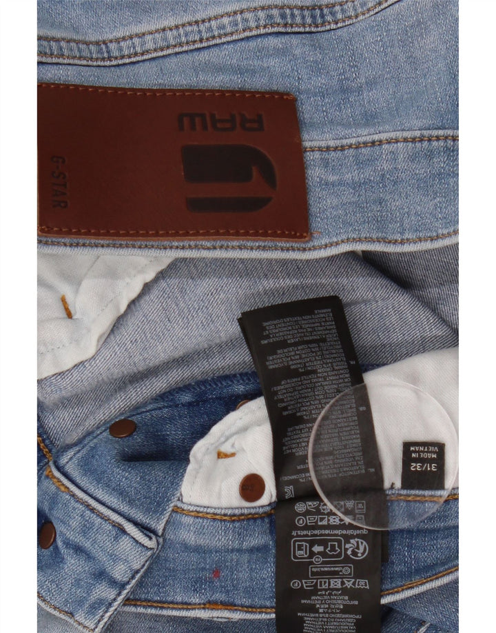 Blugi G-STAR 3301 Slim pentru bărbați W31 L32 Bumbac albastru