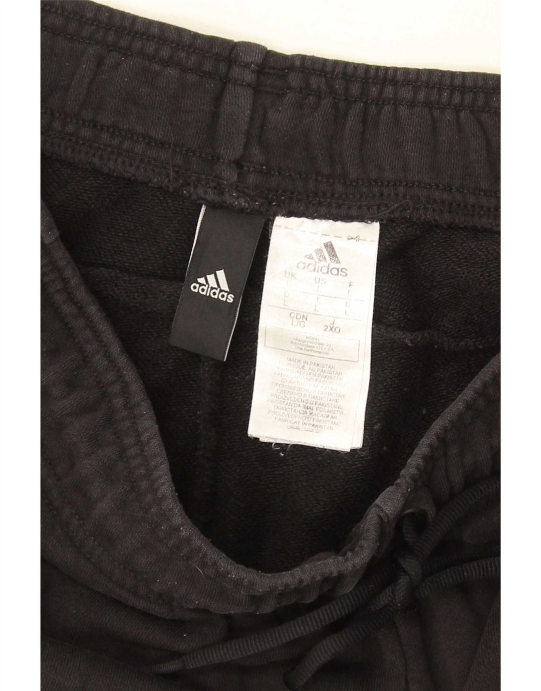 Pantaloni scurți sport grafic Adidas pentru bărbați, mari, negru, bumbac