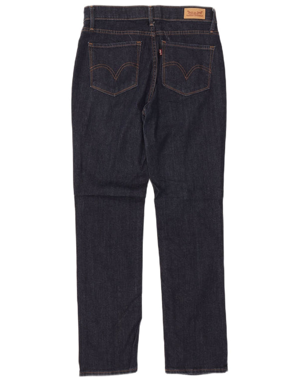 Blugi drepti pentru femei Levi's US 6 Medium W28 L30 Bumbac bleumarin