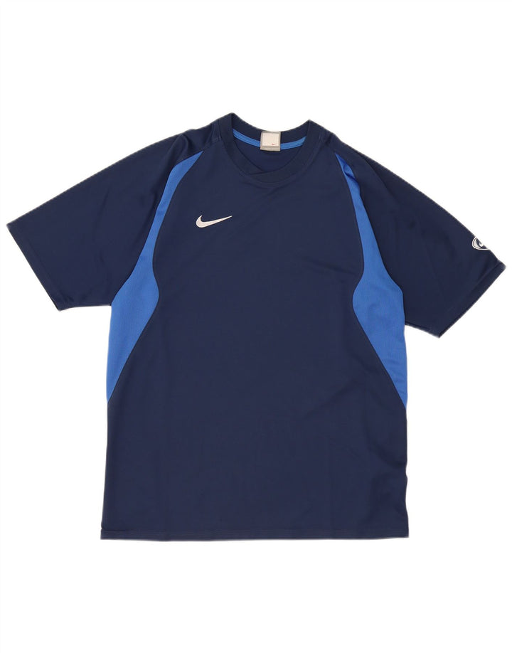 Tricou Bărbați NIKE Top Marea Britanie 39/41 Mediu Bleumarin Poliester Colorblock