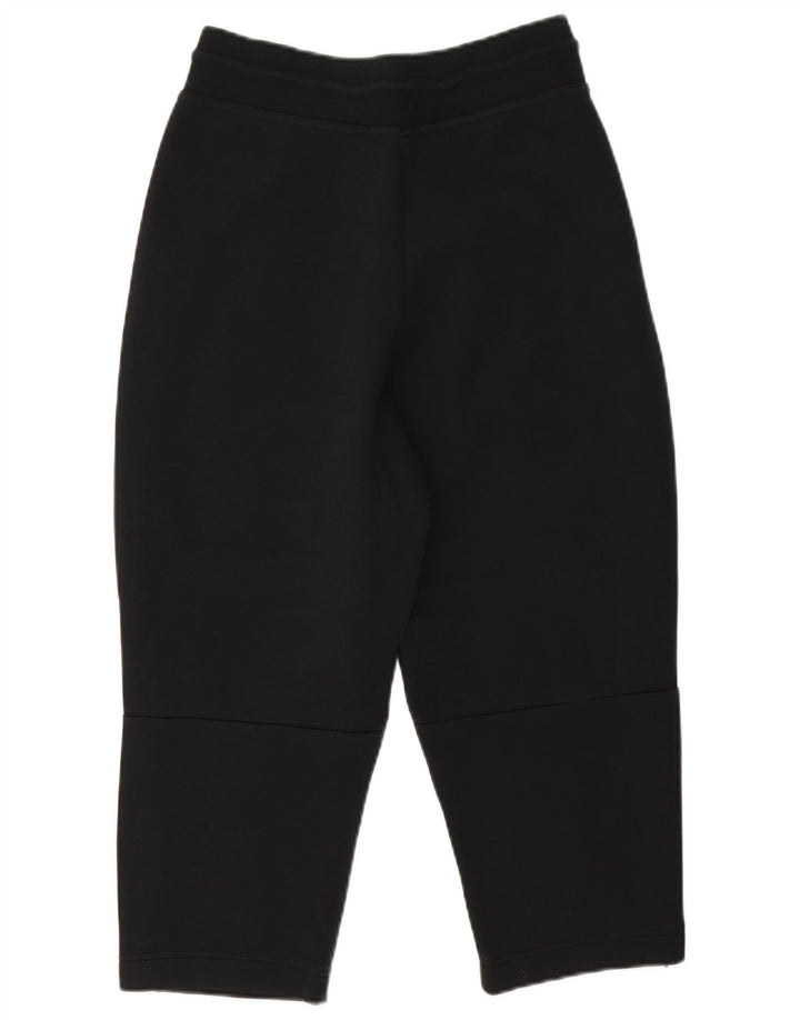Pantaloni de trening capri Nike pentru bărbați, bumbac negru, bloc de culoare
