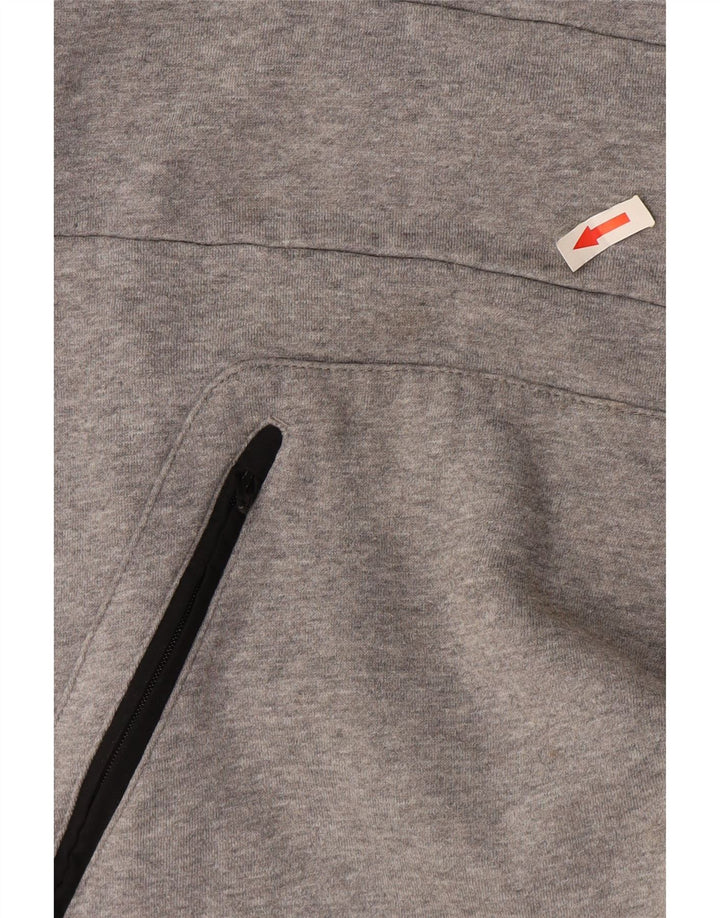 Hanorac pentru bărbați Adidas Jumper mare, gri bumbac cu pete