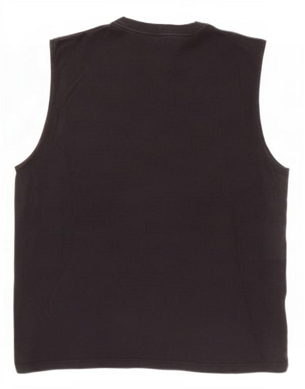 Vest Vest Top XL pentru bărbați, cu fit regulat, negru