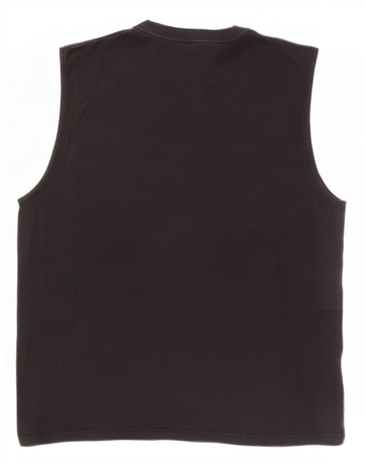 Vest Vest Top XL pentru bărbați, cu fit regulat, negru