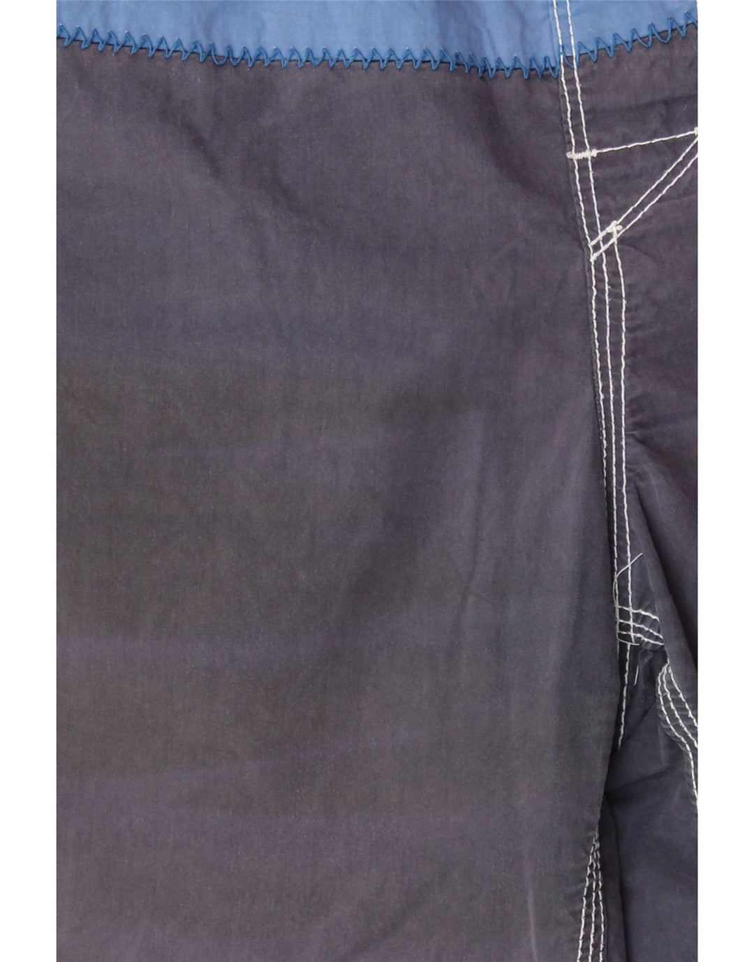 FAT FACE Pantaloni scurți de înot pentru bărbați, mari, gri, color block, bumbac
